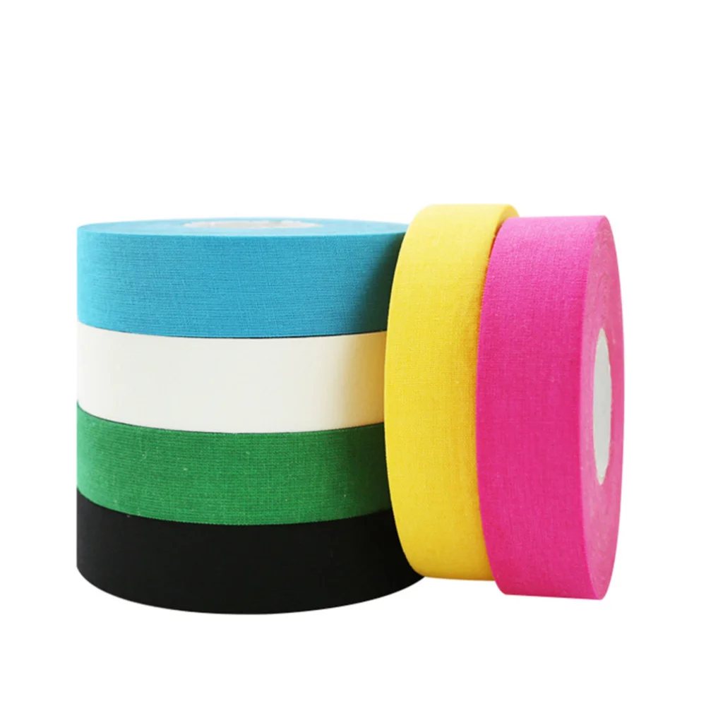 

2 Pcs 20M Hockey Stick Tape Sticky Tape Anti-slip Sports Waterproof Tape Hockey Stick Wrapper for Practice Sports Use (White)