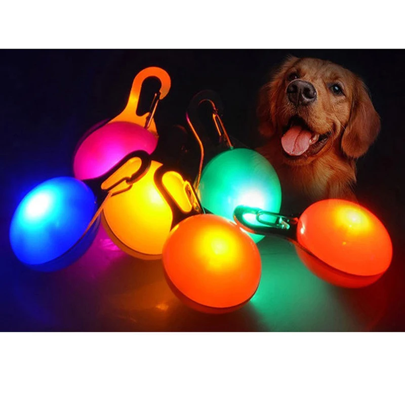 

LED Pet Signal Light Flashlight Dog Cat Collar Glowing Pendant Night Safety Lead