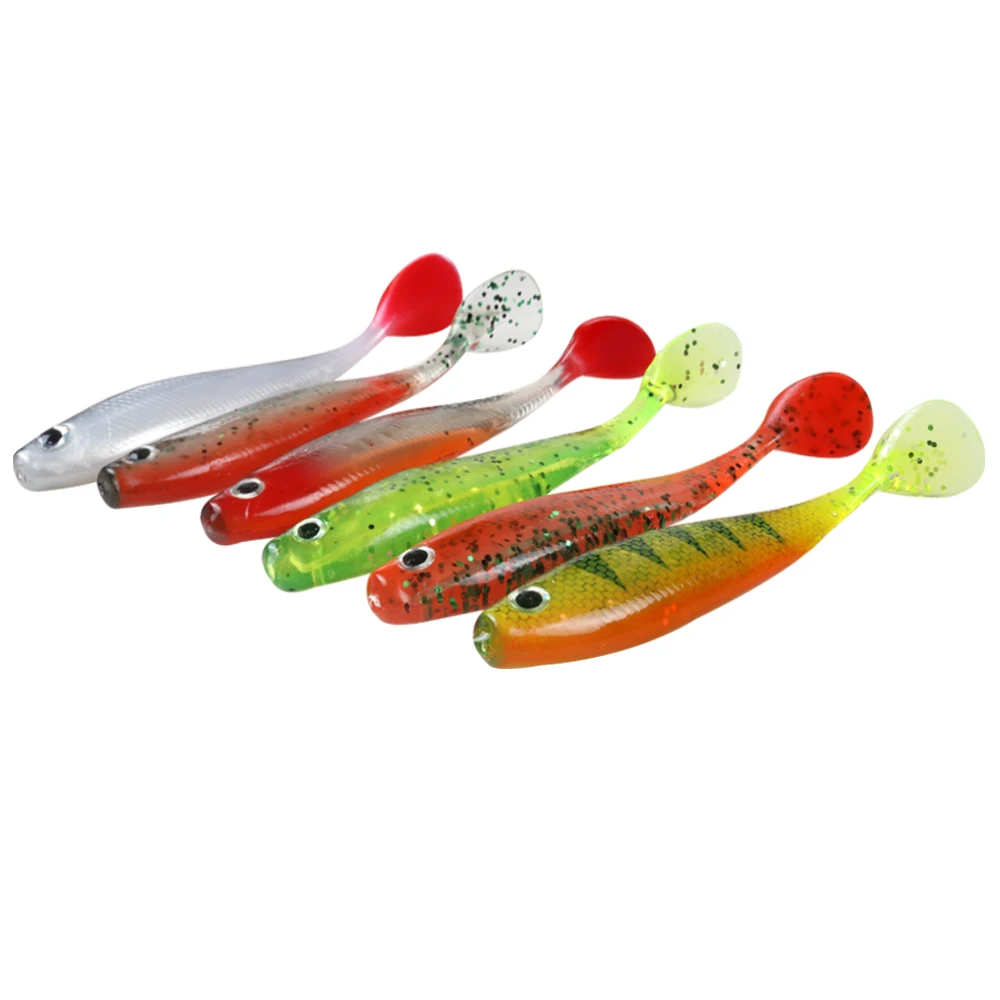 4 шт приманки для рыбалки мягкие 115 мм 11 г силиконовые бас щука Minnow Swimbait Пластик