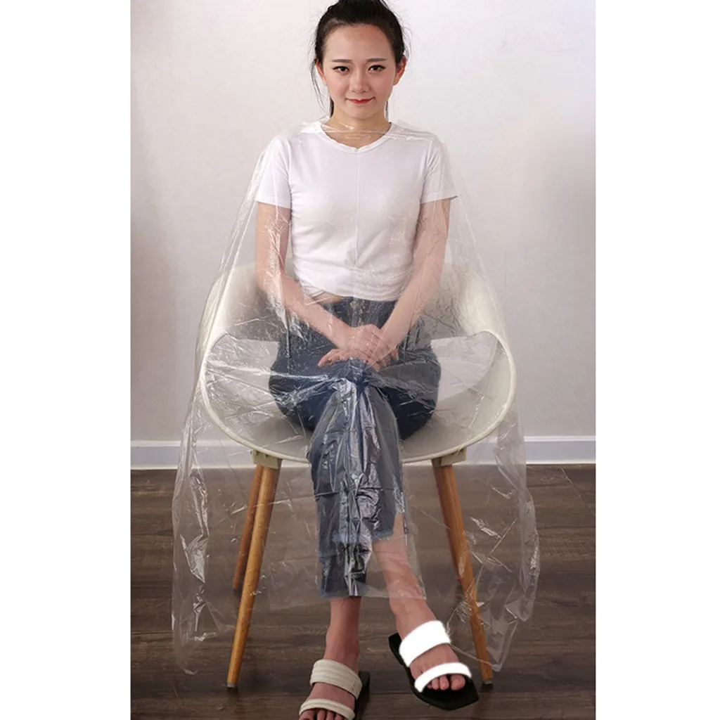 

50/100Pcs Haircut Neck Cape Hairdressing Waterproof Disposable Hair Salon Capes Washing Pads Shawl Apron Treatment Tools #0427