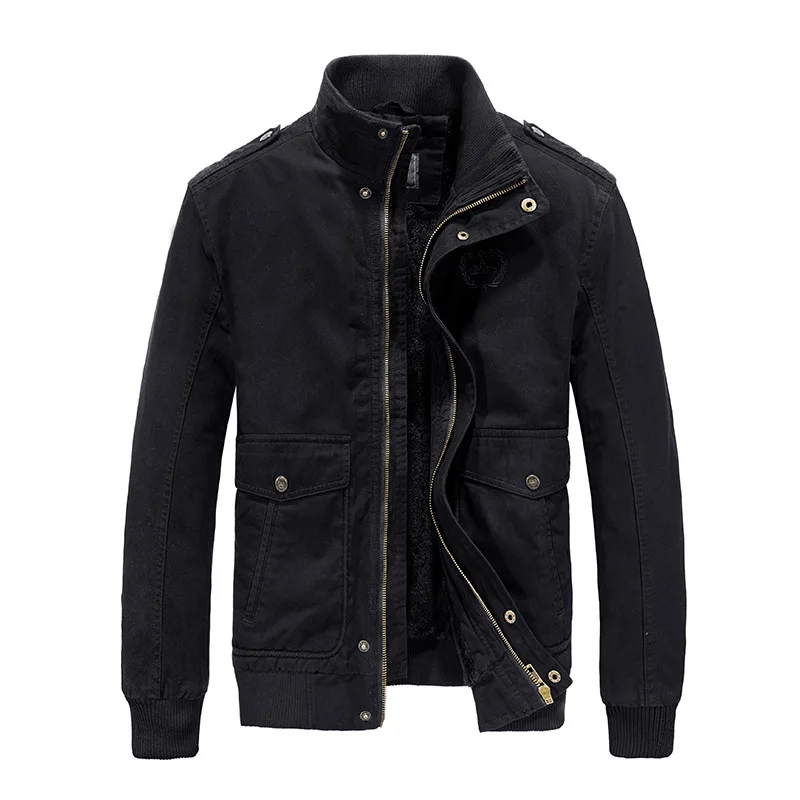 

Хлопковая стеганая одежда мужская зимняя плюс бархатная Толстая куртка большого размера свободная куртка Рабочая одежда из хлопка