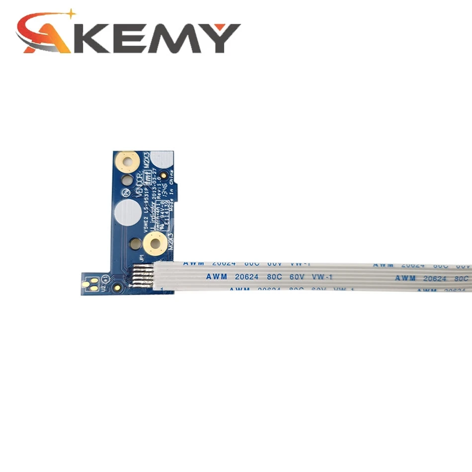 1-10 шт. Новая плата питания Akemy для Acer E1-570 E1-530 E1-570G E1-572P E1-510P V5WE2 кнопка включения 100%