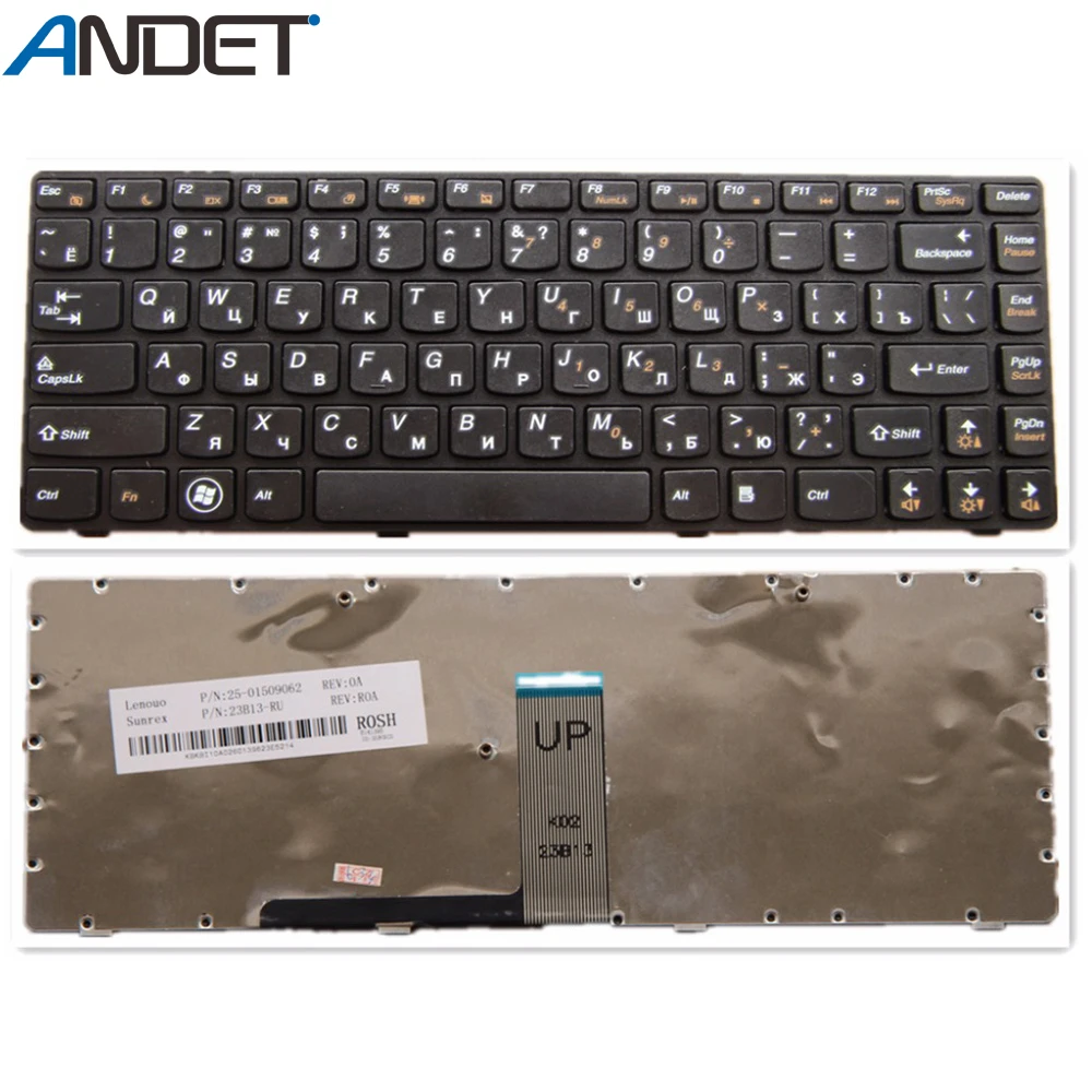 

New RU Keyboard for Lenovo IdeaPad G470 V470 B470 B490 G475 B475E V480C B480 M495 M490 B475 V480 Russian Keyboard Black