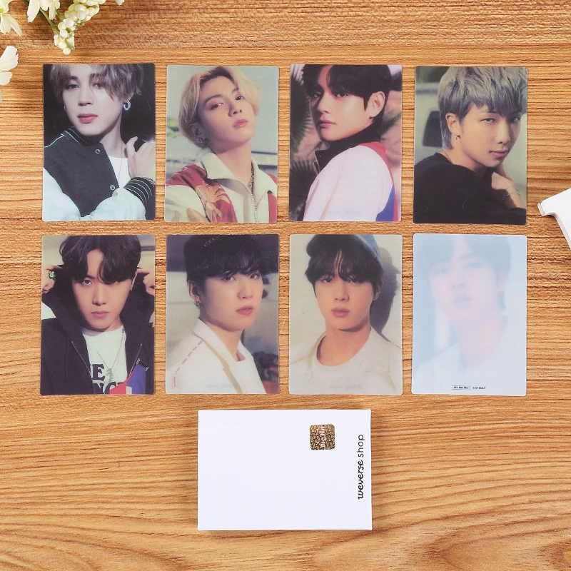 Новые корейские KPOP Bangtan Boys лучшие фотокарты магазина Weverse карты памяти LOMO Премиум