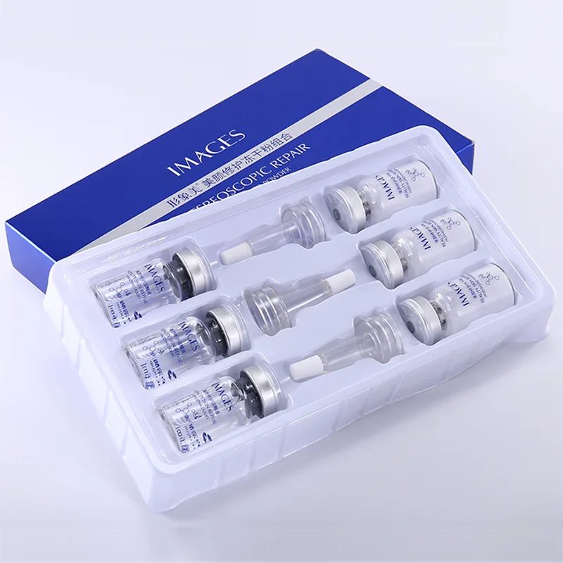 

IMAGES Lyophilized Powder Repair Serum Anti Ageing Anti Wrinkles Dispel Acne Skin Repair Lyophilized Powder & Lysozyme Liquid