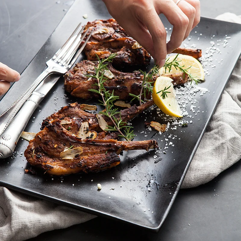 Европейский стиль Западная пищевая тарелка для завтрака закусок Бытовая