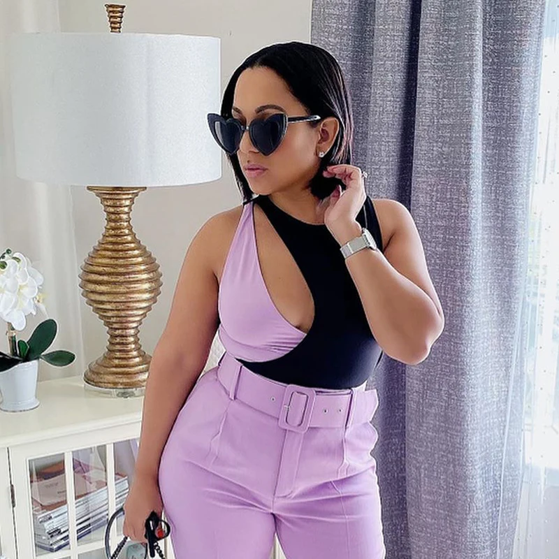 ZXQJ шикарные женские боди в стиле пэчворк 2020 летние модные стильные Боди