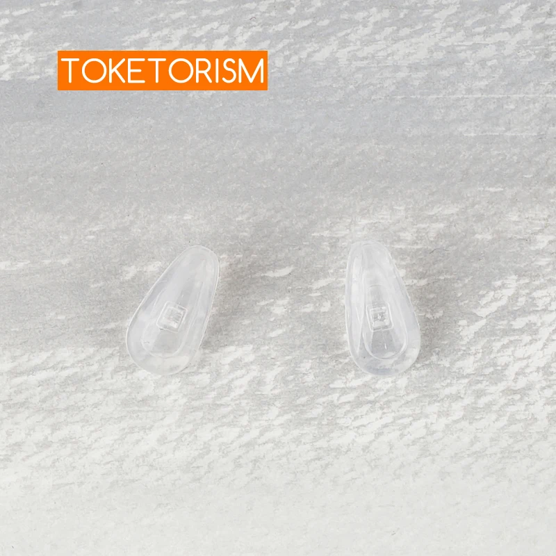 Toketorism10 пар/20 шт противоскользящие мягкие воздушные камеры силиконовые носоупоры для очков с винтами/отвертка/пинцет 500100