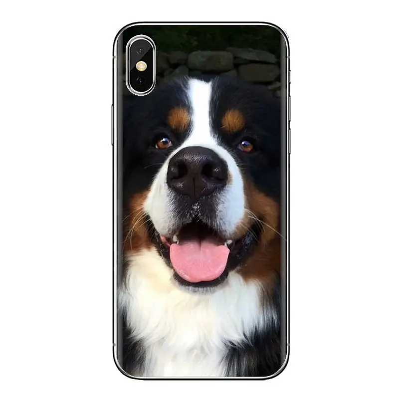 TPU Cover Bag Bernese Mountain Dog puppy Berner For Sony Xperia Z Z1 Z2 Z3 Z5 compact M2 M4 M5 E3 T3 XA Aqua LG G4 G5 G3 G2 Mini |