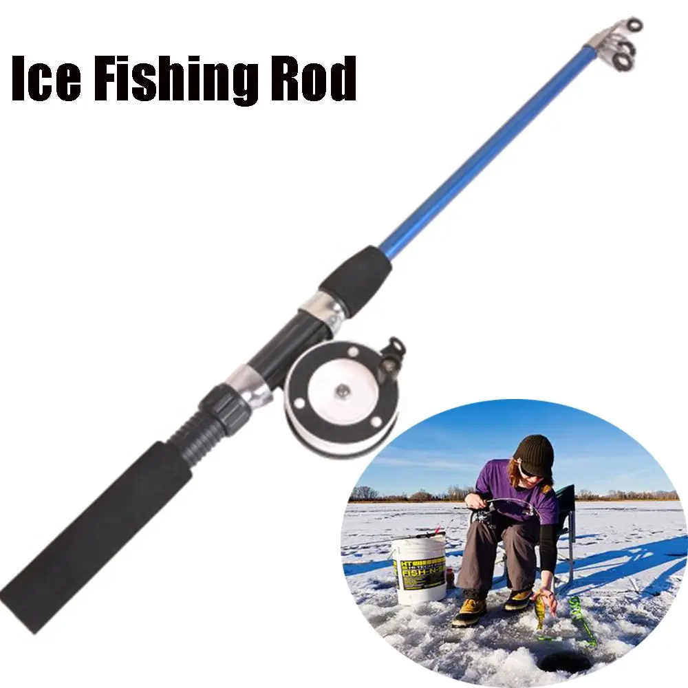74cm/110cm New Fishing Rod &amp Reel Winter Rods Ice or Reels To Choose Combo Pen Pole | Спорт и развлечения