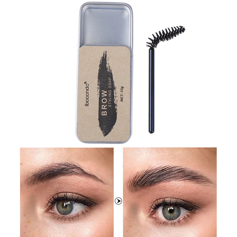 

3D Feathery Brows Makeup Balm Styling Brows Soap Kit Lasting Eyebrow Setting Gel Waterproof Eyebrow Tint Pomade Cosmetics
