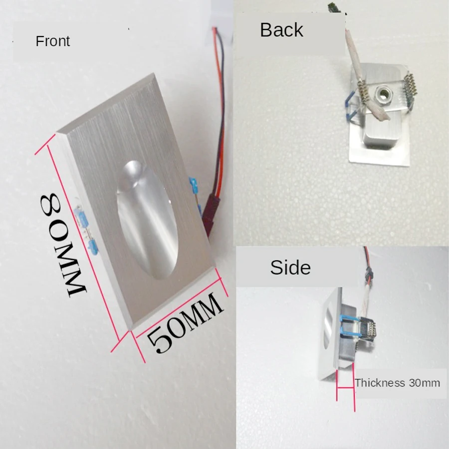 110 В 220 алюминиевая современная лестница настенная Светодиодная лампа для