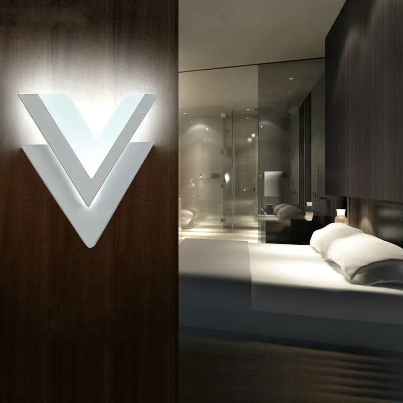 Светодиодный настенный светильник простой светодиодный для коридора лестницы