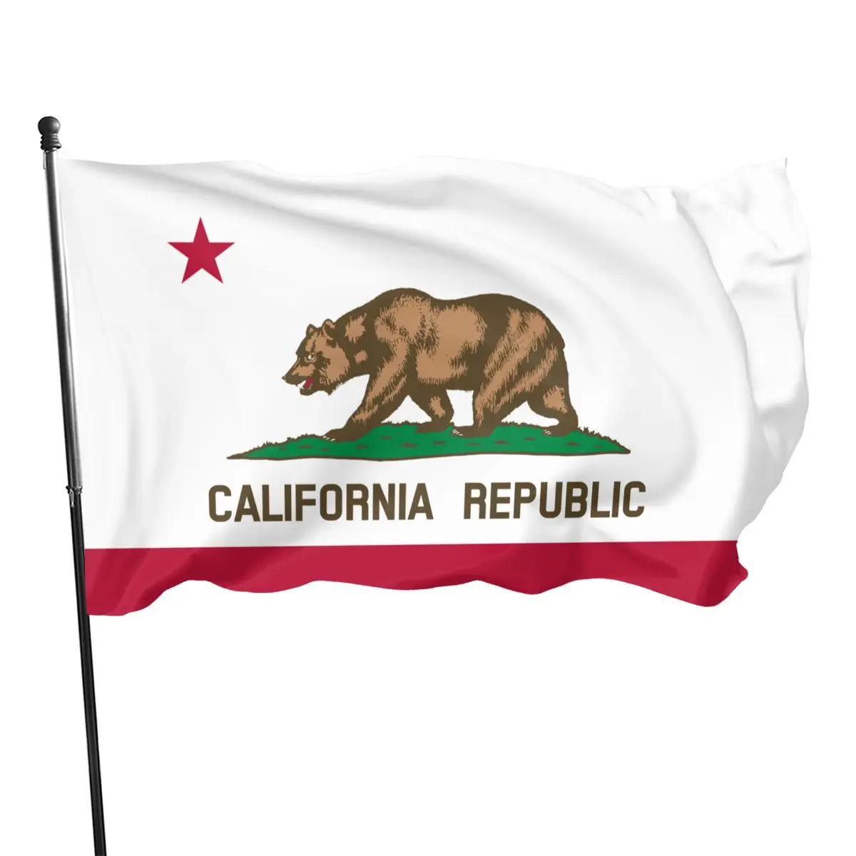 

90x150 см Флаг США штат медведь Калифорния