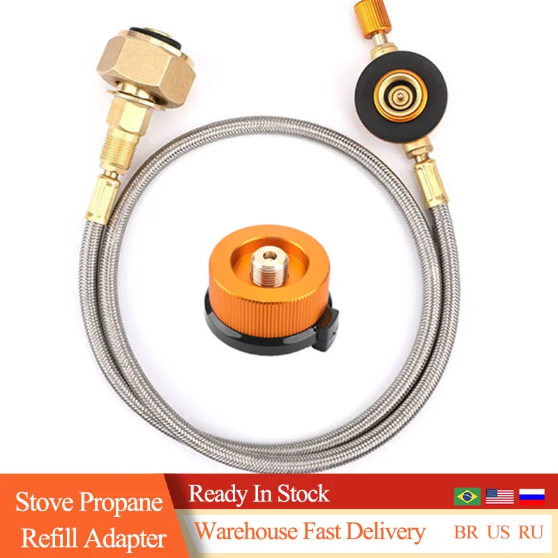 Адаптер для заправки туристической газовой плиты адаптер горелки LPG плоская