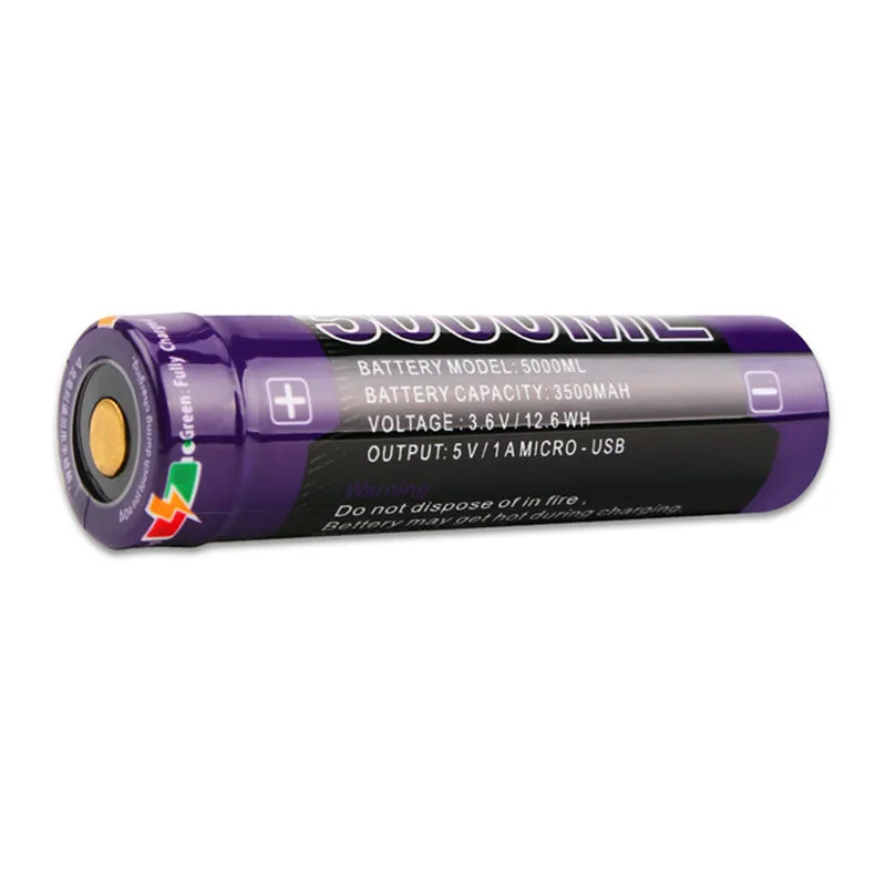 USB 3 7 V 18650 3500mAh Li-Ion перезаряжаемый аккумулятор СВЕТОДИОДНЫЙ светильник