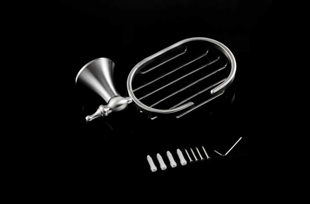 Stainless Steel Soap Dish Bathroom Storage Soap Rack Plate Box Container Wall Storage Rack Holder