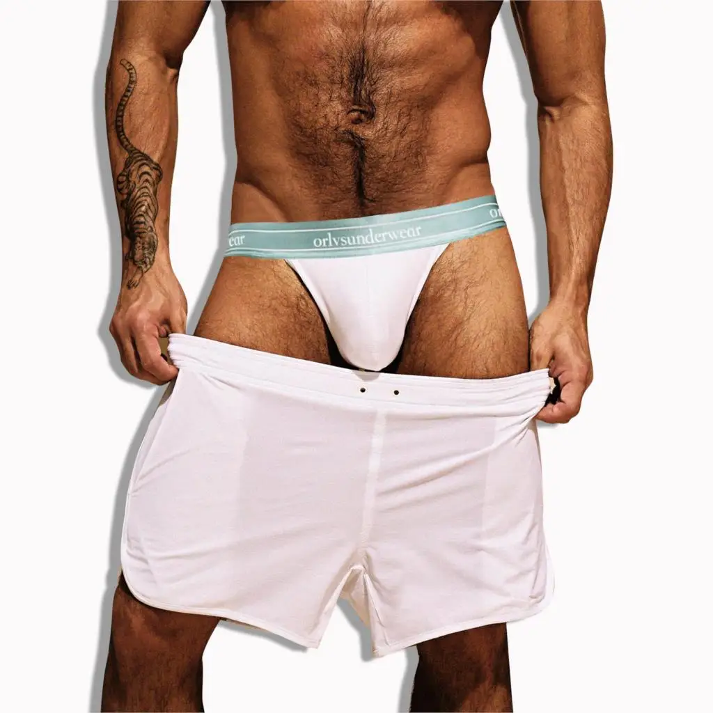 

ORLVS Gay Underwear Men Briefs Cotton Breathable Briefs U Convex Cuecas Tanga Slip Low Rise Sissy Lingerie Sexy Panties 3 Colors