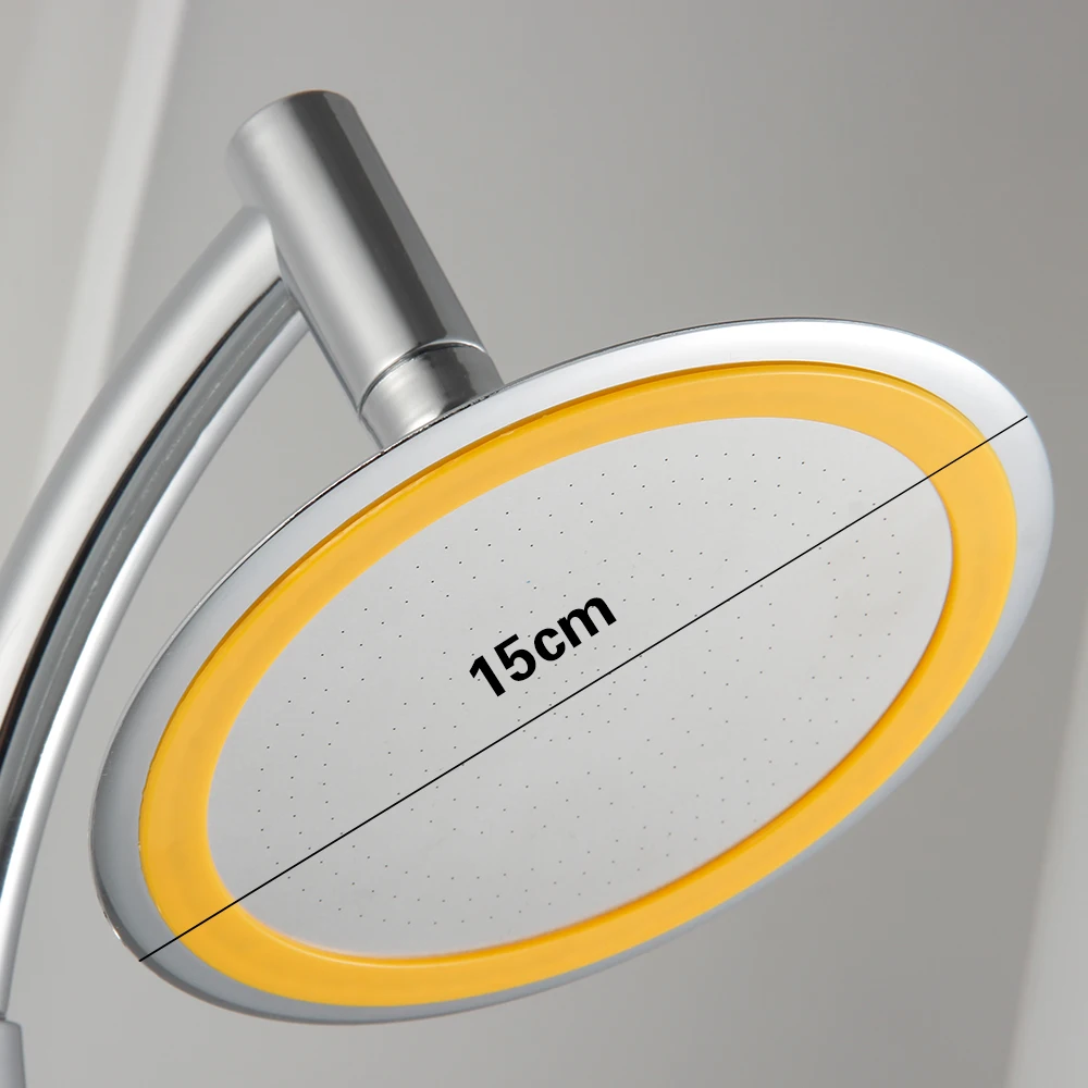 

EVERSO Luxury Rain Shower Head 6 Inch Handheld Set Anion High Pressure Bathroom Rainfall Gadgets Water Saving Showerhead