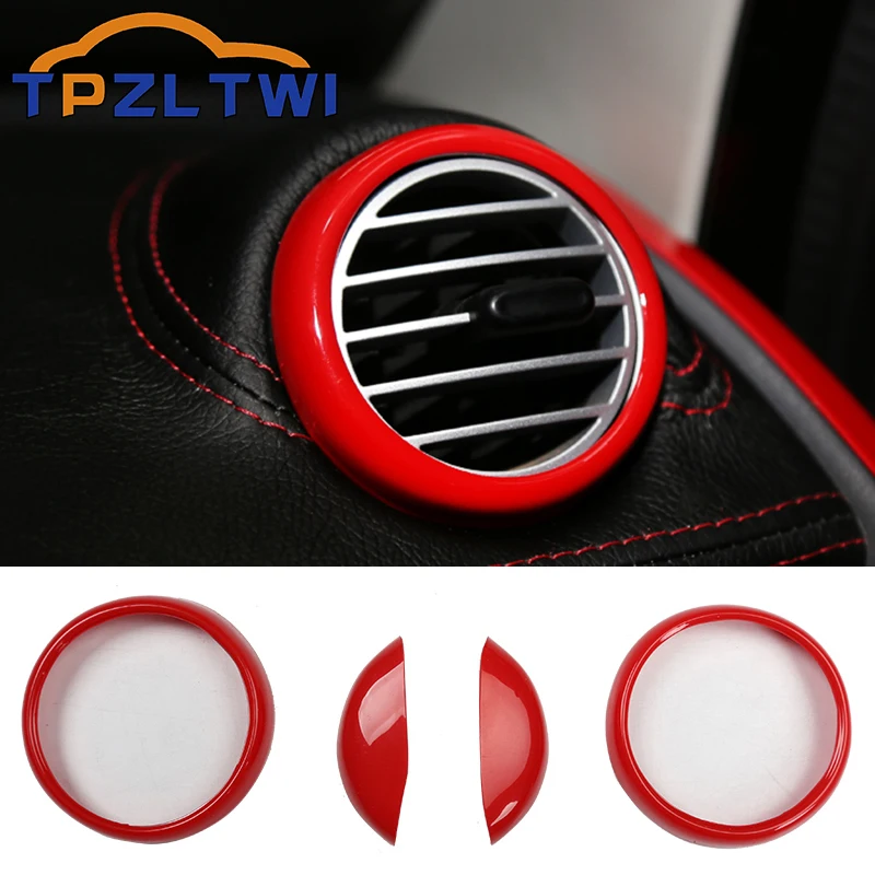 Prezzo 4 Pz/set Aria Condizionata Auto Presa D'aria Anello Di Uscita Copertura Decorazione Trim Per Smart 451 Fortwo 2009 2011 2012 2013 2014 Car Styling