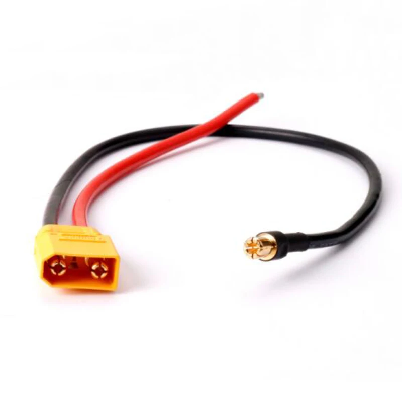 

Радиоуправляемый кабель для соединения аккумулятора XT90, Женский штекер для сливового шва, разъем банановой головки с силиконовым проводом ...