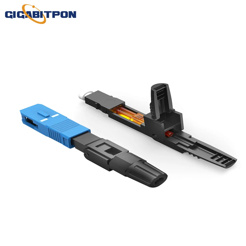 FTTH ONT single-mode optical fiber quick connector SC UPC embedded optical fiber quick connector, free shipping