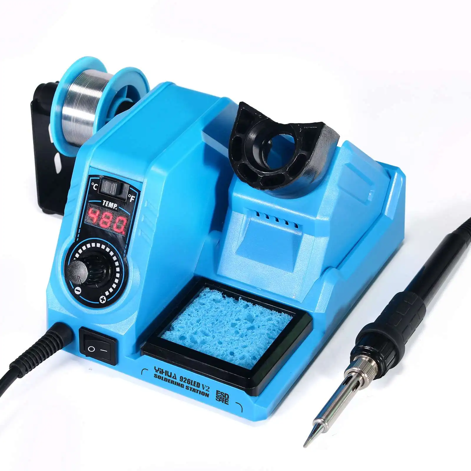 

Сварочная станция 926LED-V2 с цифровым дисплеем и регулируемой температурой, высокомощный набор паяльников с постоянной температурой