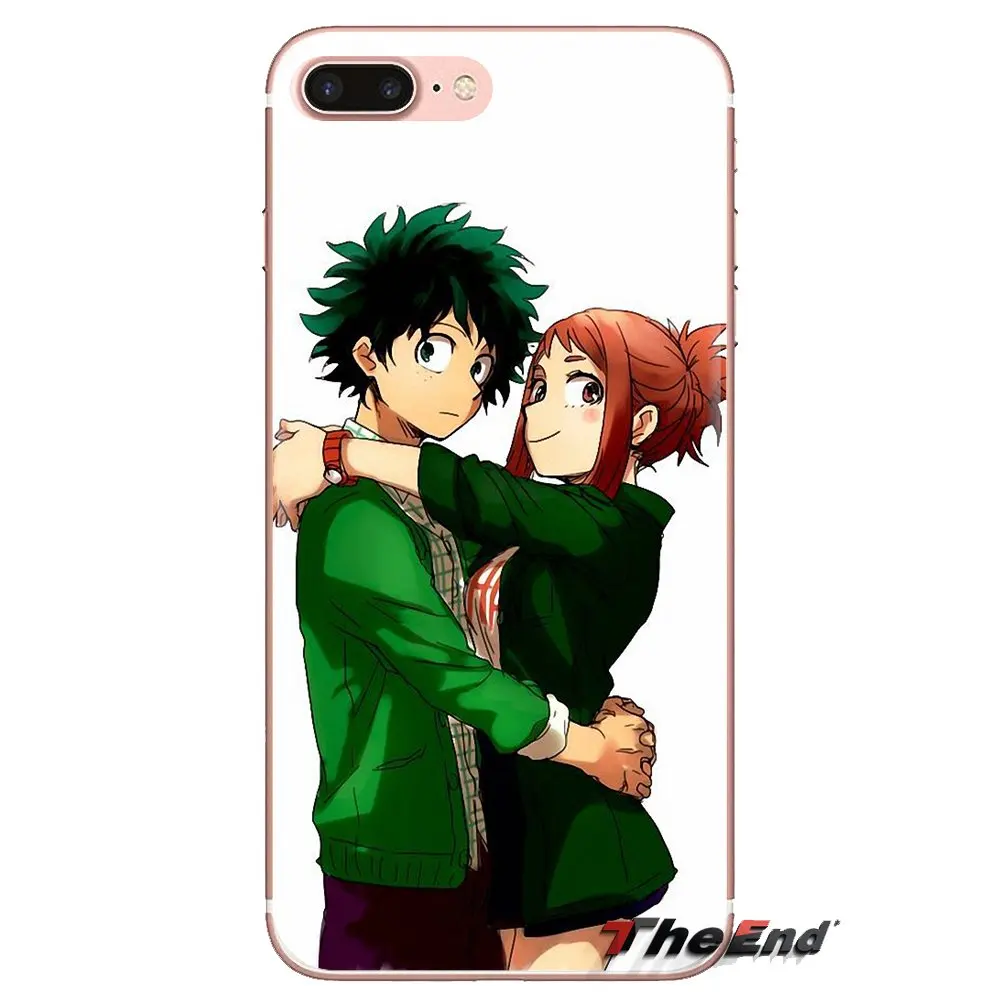 Корпус для iPhone XS Max XR X 4 4s 5 5S 5C SE 6 6S 7 8 Plus samsung Galaxy J1 J3 J5 J7 A3 A5 My Hero Boku no Academy deku |