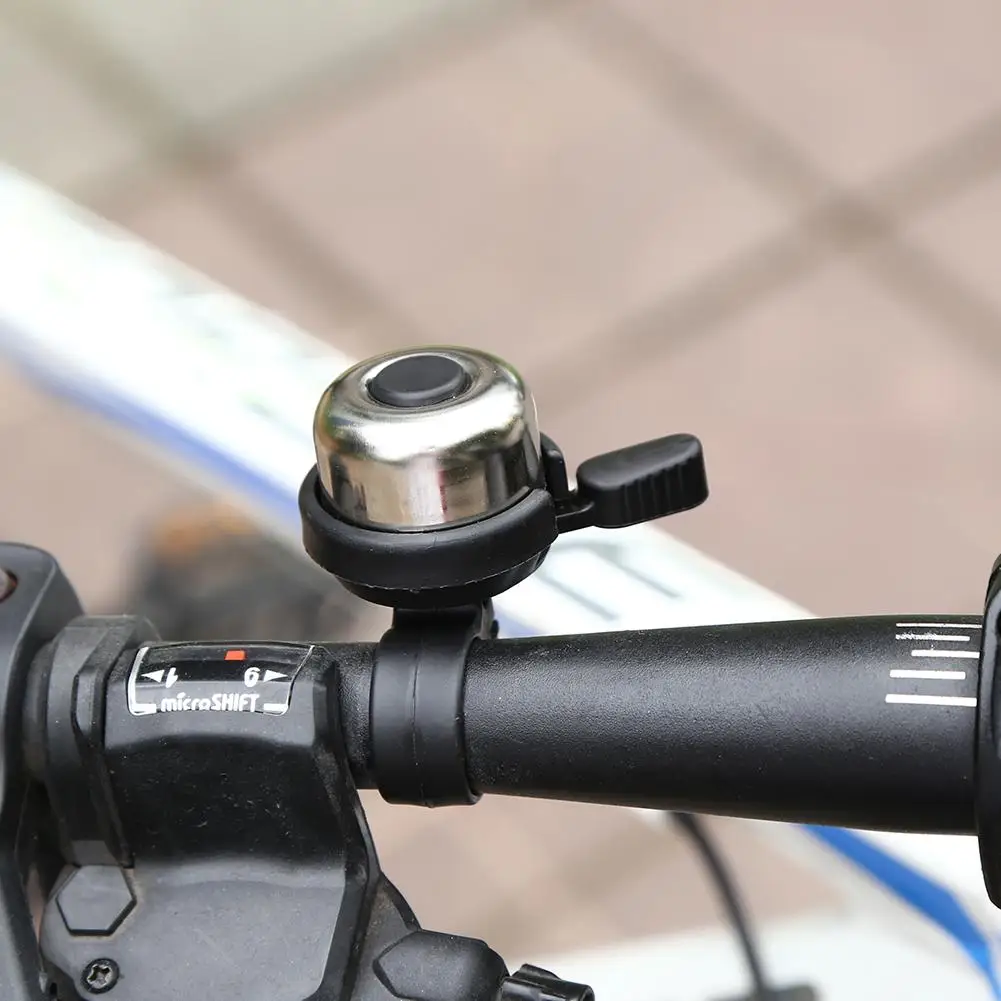 

Bike Bicycle Cycling Bell 21-23mm Handlebar Copper Plastic Crisp Ringing Horns Multifunctional Bicycle Bell Bike Horn