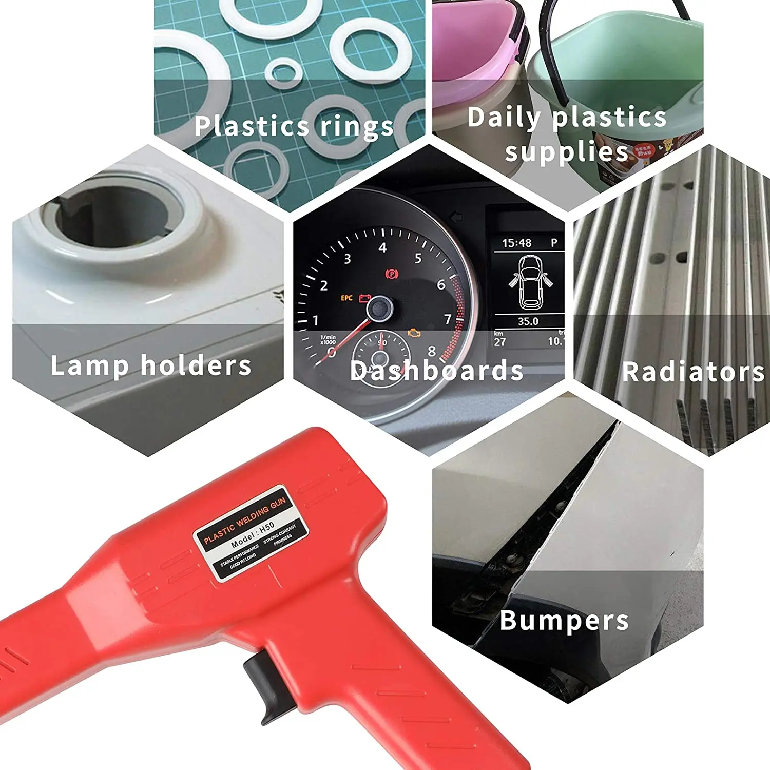 50W Plastic Welding Gun Super Function Car Repair Garage Tools Shipment From Russian Warehouse |