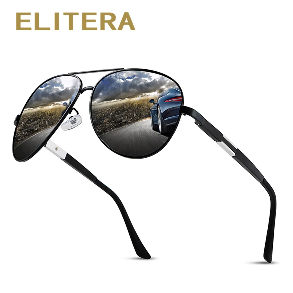 

ELITERA бренд пилот Стиль Алюминий, солнцезащитные очки, поляризационные, UV400 зеркало мужские солнцезащитные очки Для женщин для мужчин Óculos De ...