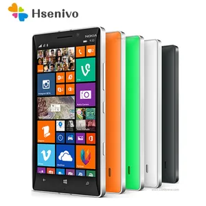 nokia lumia 930 refurbished original unlocked lumia 930 unlocked original mobile phone 3g gsm wifi gps 8mp 16gb memory windows free global shipping