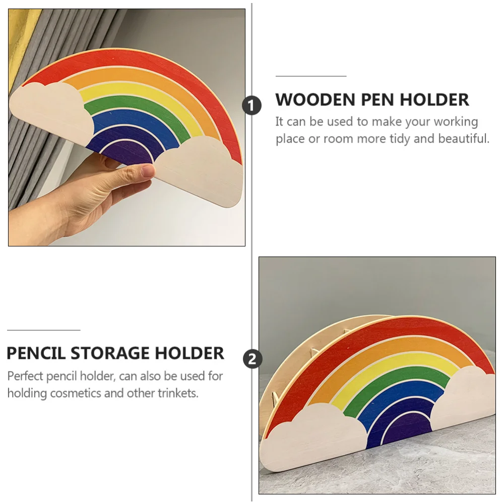 

1pc Multi-Functional Pen Holder Desk Detachable Organizer Stationery Supply