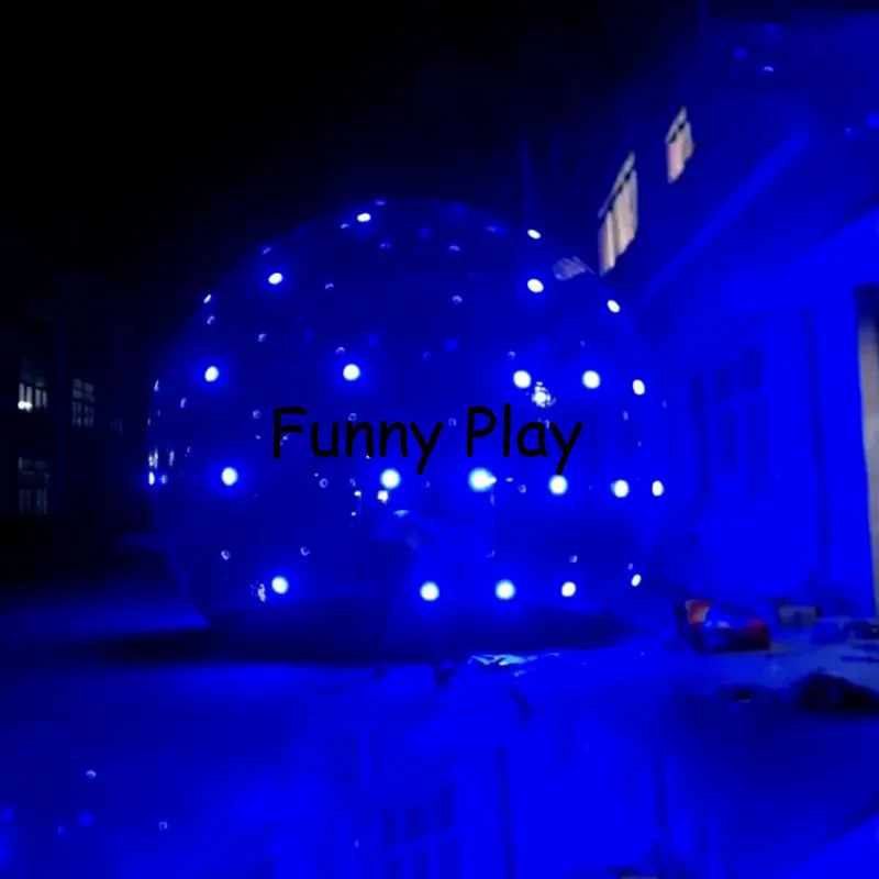 Preise Riesen Led Aufblasbare Globe Blase Dome Ballon Mit Gebläse 3M/4M Led Licht Globus Für Weihnachten Interaktion Dekoration