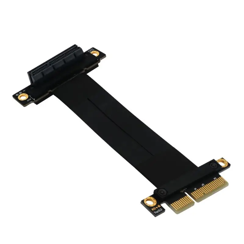

High Speed PC PCI Express 4X Riser Connector Cable Riser Card PCI-E Cable 270Â°