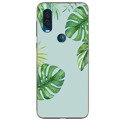 Чехол роскошный чехол из ТПУ и силикона чехол s для MOTO One power Phone задняя крышка для MOTO P40 Funda Coque - Цвет: W7