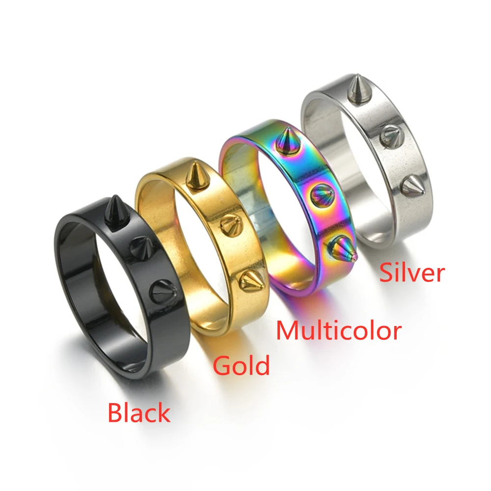 В стиле хип-хоп для самозащиты Кольца из нержавейки Готический металла в панк 3