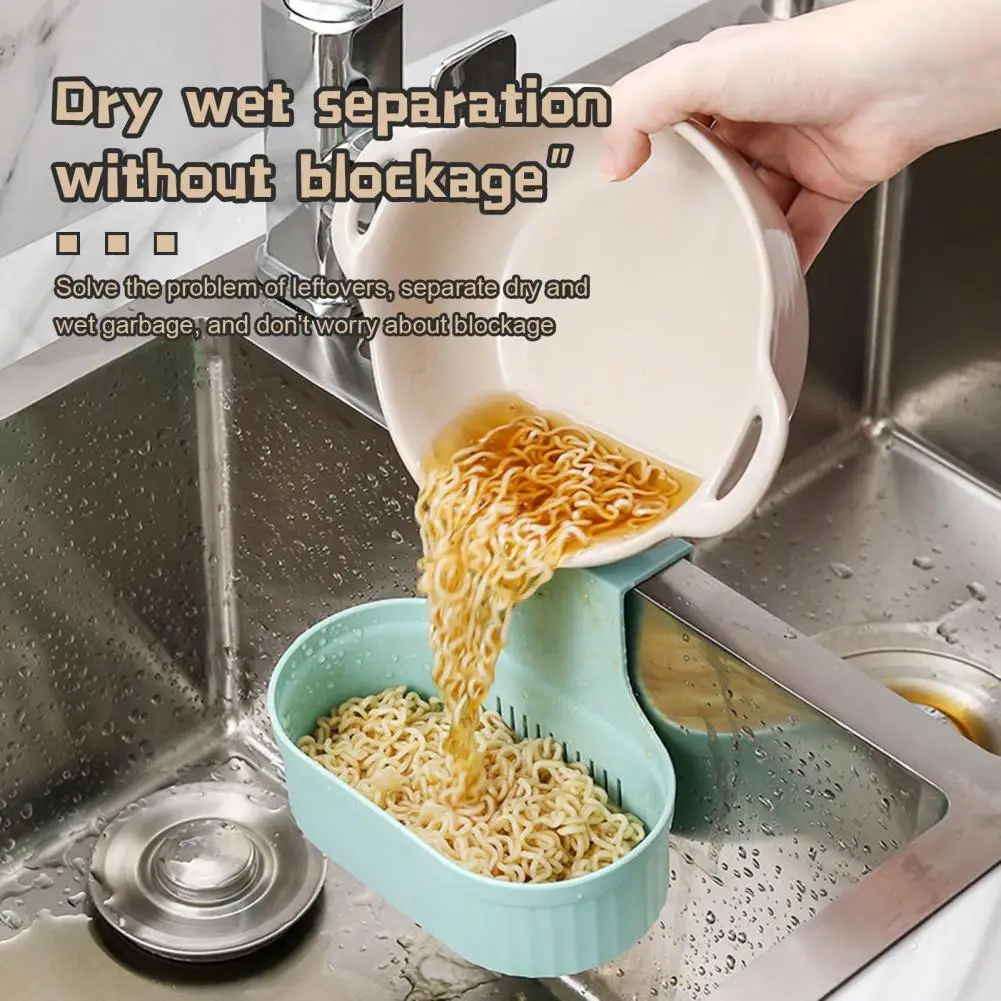 Eco-friendly Practical Double Tier Hanging Drain Basket Lightweight Sink Tray Space-Saving for Household | Дом и сад