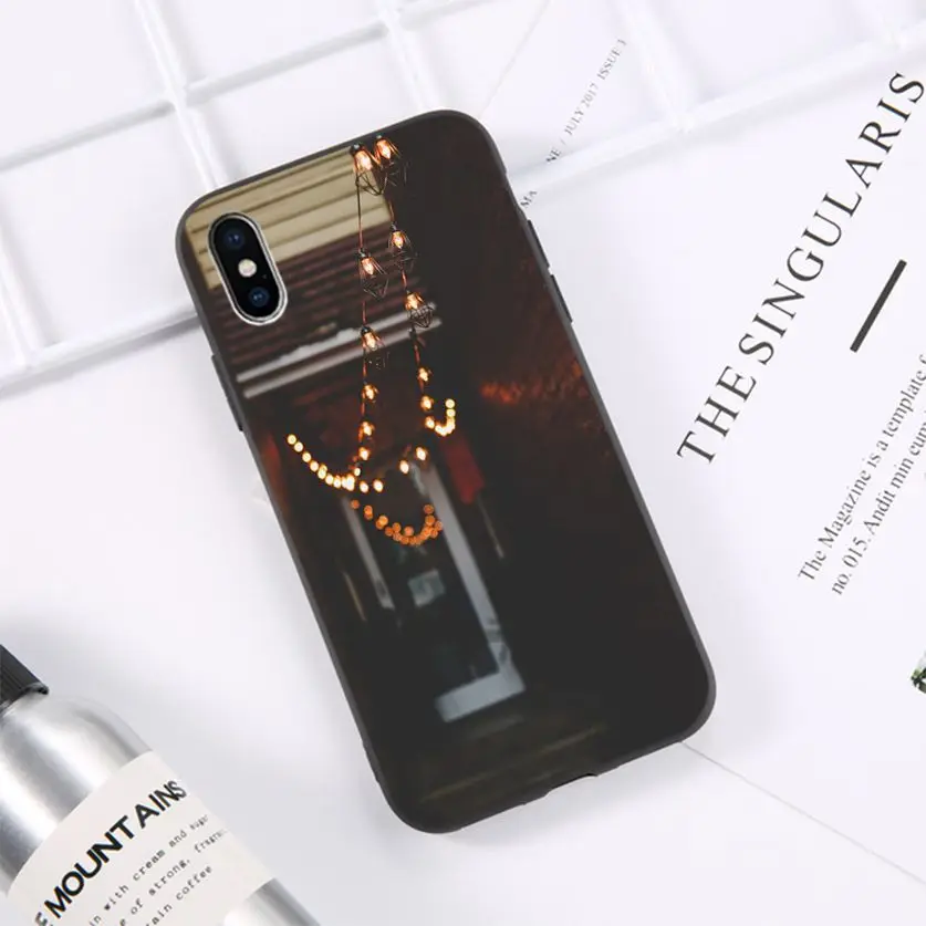 

HTxian Lamp in the dark Coque Shell Phone Case for iPhone 11 pro XS MAX 8 7 6 6S Plus X 5 5S se 2020 XR case