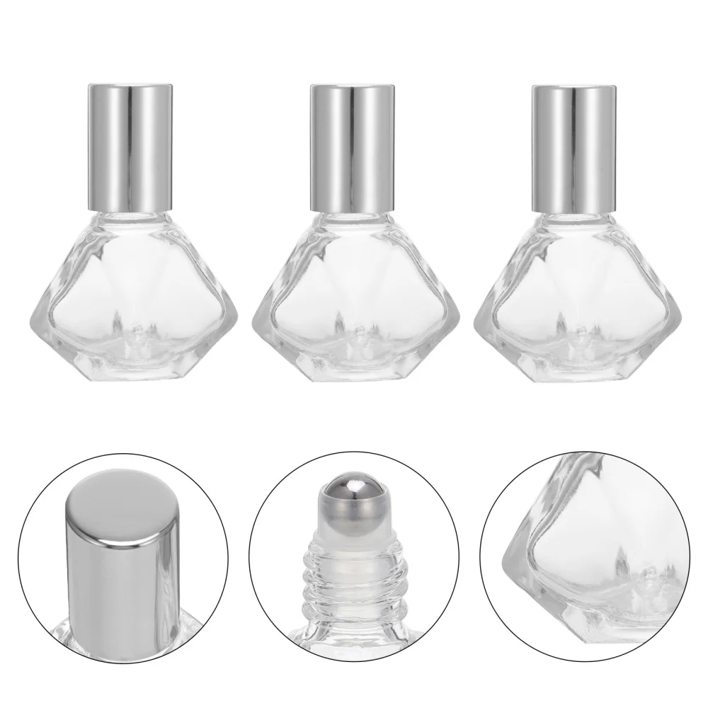 

12Pcs 8ML Roll-on Bottles Cosmetic Sample Vials Roller Glass Bottles Container