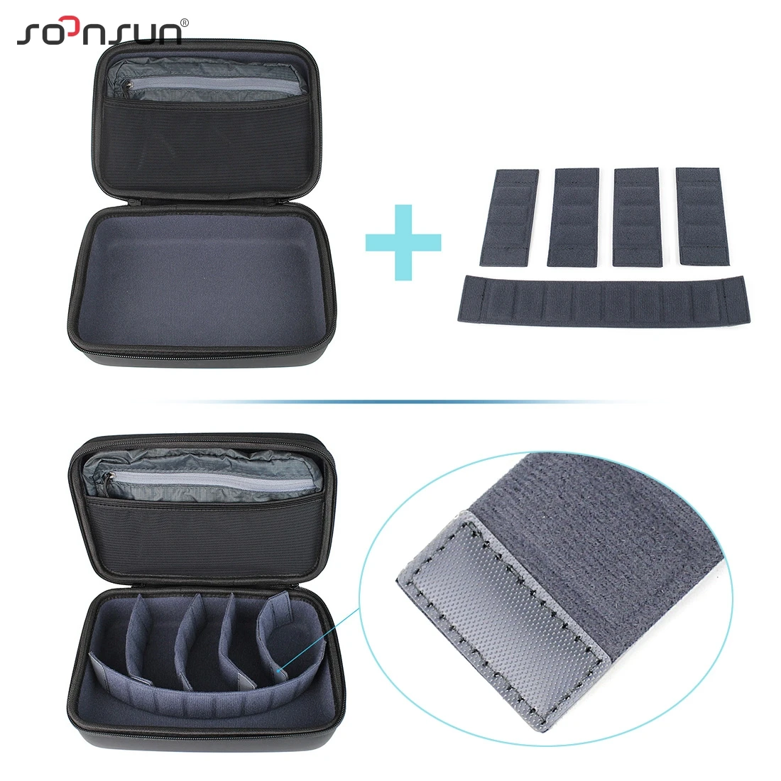 SOONSUN портативный водонепроницаемый противоударный защитный чехол для хранения