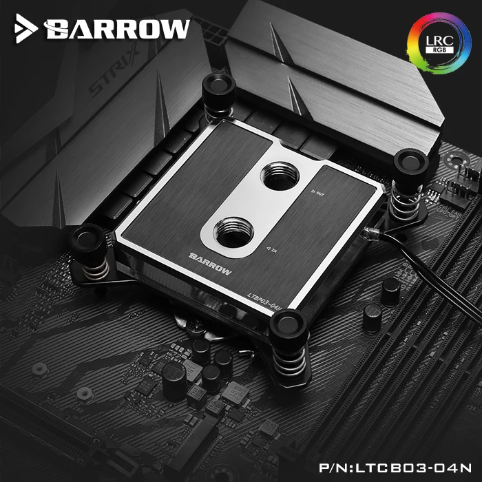 Барроу cpu блок для Intel LGA-115X rc2.0 5V 3Pin D-RGB высокой плотности струи микро-Водный водяного охлаждения Новое поступление LTCP03-04N