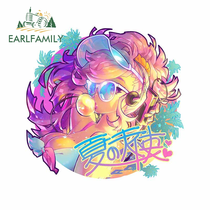 EARLFAMILY 13 см x 12 8 для Natsu индивидуальная Наклейка Авто кондиционер Автомобильная