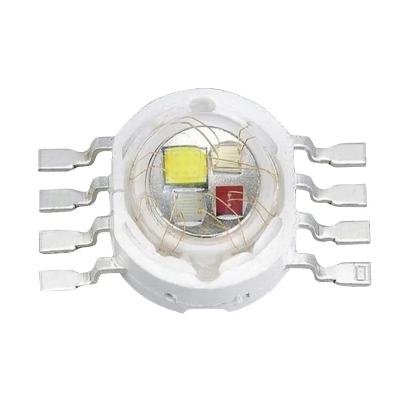 Светодиодная лампа высокой мощности RGBW с 8 ножками 100 шт. 4 Вт 12 красная зеленая