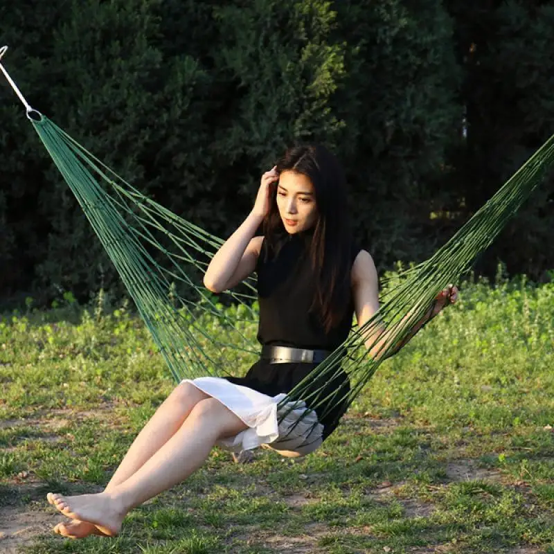 

Подвесной гамак, портативное кресло-качели для кемпинга, мягкие качели-качели для отдыха на природе, сада, кемпинга