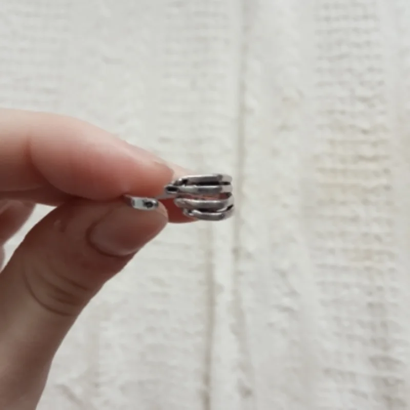 Cxwind креативное панк миди ретро кольцо с черепом античное для пальцев женщин