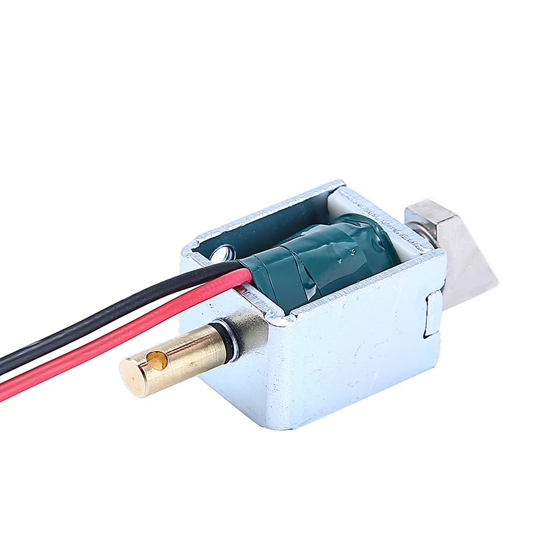 Durable DC12V 0.5A Mini Small Electric Bolt Magnetic Solenoid Lock Push-Pull Cylindrical Cabinet Door For Hardware Tools | Обустройство
