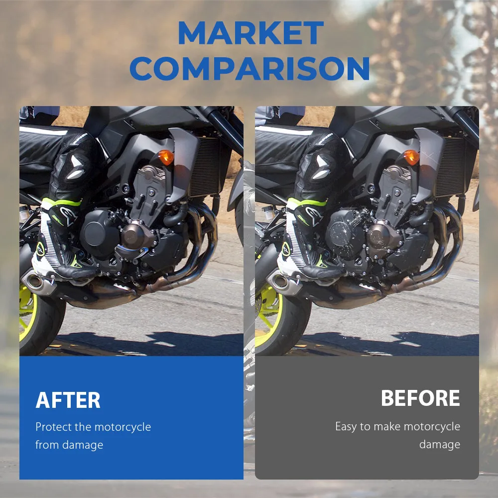 Для YAMAHA MT09 FZ 09 MT 2017 Tracer XSR900 2014 2019 защита двигателя чехол слайдер комплект для