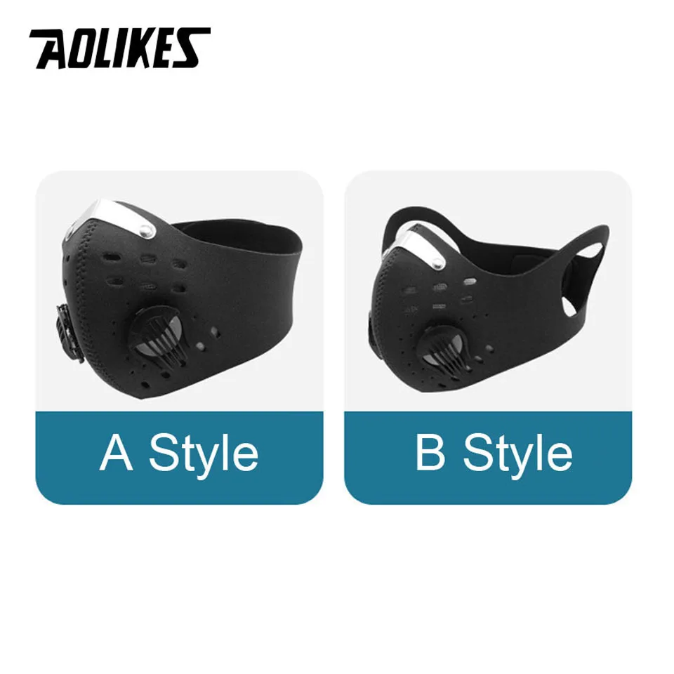 Велосипедная маска AOLIKES с фильтром защитная велосипедная активированным углем PM