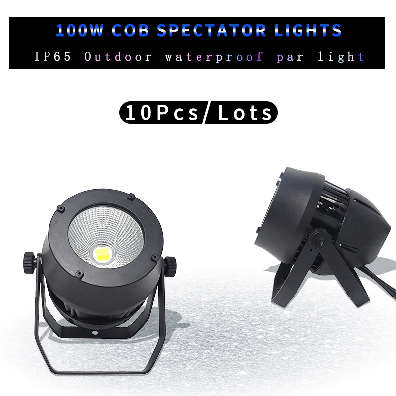 

10 шт./Lots100W COB аудитосветильник, IP65 Светильник, открытый светильник, холодный белый и теплый белый свет сценсветильник